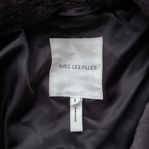 Avec Les Filles faux fur coat - Picture 3 of 3